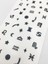 Artikel Lacivert Burçlar Metalik Tırnak Sticker, Nail Sticker, Nail Art 2