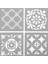 Dörtlü Karo 2 Stencil Tasarımı 30 x 30 cm 2