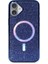 iPhone 16 Plus Kılıf Helen Magsafe Uyumlu Kapak - Lacivert 3