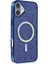 iPhone 16 Plus Kılıf Helen Magsafe Uyumlu Kapak - Lacivert 4