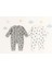 erkek Bebek Yeni Doğan Pamuklu Animal Desenli 2li Yeni Doğan Bebek Tulum Takım 2