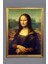 Mona Lisa Desenli Dijital Baskılı Kadife Kumaş Çerçeveli Tablo TBL0033 1