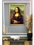 Mona Lisa Desenli Dijital Baskılı Kadife Kumaş Çerçeveli Tablo TBL0033 2
