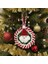 3412 El Yapımı Noel Baba Figürlü Örgü Yılbaşı Süsü 1