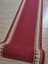 Varaklı Protokol Halısı Kaymaz Taban Jel Yolluk Kapı Önü Paspası 100CM Bordo 1