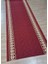 Varaklı Protokol Halısı Kaymaz Taban Jel Yolluk Kapı Önü Paspası 100CM Bordo 4