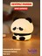 Panda Figürlü Silikon Rgb Dokunmatik Gece Lambası USB Şarjlı Loş Işık 1