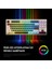 Sılent Tkl Ultra Sessiz Rainbow Q Türkçe Klavye Membrane Oyuncu Klavyesi Beyaz/gri/kahve 2