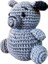 0290 El Örgüsü Amigurumi Oyuncak Köpek - 10 cm / 8 cm 5