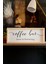 Kahve Köşesi Coffee Bar Love Is Brewing Ahşap Çerçeve - Naturel 1