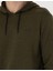 Erkek Haki Regular Fit Kapüşonlu Sweatshirt 50273895-VR027 7