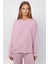 Kadın Modal Touch Basic Sweatshirt Allık Pembe 1