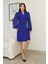 Bağlama Detaylı Piliseli Elbise 2324-SAKS 4