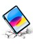 Apple iPad 11.nesil A16 11INÇ/10.NESIL 10.9inç Kılıf Kalem Bölmeli Trifolding Case 4