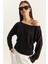Kadın Açık Omuzlu Yumuşak Modal Bluz 1