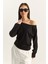Kadın Açık Omuzlu Yumuşak Modal Bluz 4