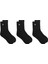 Essentials Mini Crew Socks 3 P Kadın Siyah Çorap 1