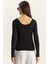 Kadın Ultra Soft U Yaka Bluz 7