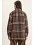 Kadın Ekose Desenli Oversize Oduncu Gömlek 6