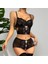 Arias Closet Özel Bölgesi Açık Siyah Dantelli Fantezi Büstiyer Takım 6
