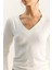 Kadın Cotton V Yaka Bluz 7