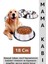 Premium Yüksek Kaliteli Dayanıklı Kaymaz Kauçuk Taban Evcil Hayvan Kedi Köpek Mama Su Kabı 18 cm 1
