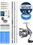 Yekoutdoor Profesyonel Olta Seti Okuma Ceymar Surf 4,30 M 100-250 gr 3 Parça Surf Kamışı&okuma Safina Pro 8000 Olta Makinesi 1