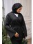 Siyah Kuşaklı Scuba Kimono 1