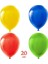 Karışık Renk Pastel Balon 12 Inç 30 cm (20 Adet) 1