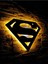 Süperman Logo LED Işıklı Tablo 2