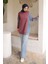 Gül Kurusu Kot Garnili Modal Tunik 4