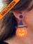 Halloween Cadılar Bayramı Bal Kabağı Özel Tasarım Küpe (Pumpkin) 1