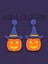 Halloween Cadılar Bayramı Bal Kabağı Özel Tasarım Küpe (Pumpkin) 2