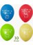 Kürtçe Doğum Günü Balonu - Karışık Renkli (10 Adet) - Rojbuna Te Piroz Be 12 Inç - 30 cm 1