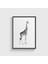 Giraffe Çerçeveli Tablo Ev Oda Duvar Dekorasyonu 1