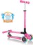 Primo Katlanabilir Lıghts - Çocuklar Için 3 Tekerlekli Işıklı Scooter-Pembe 1