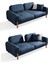 Class Bohem Koltuk Takımı 3+1 Lacivert 3