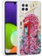 Galaxy A22 4g Kılıf Simli Desenli Kamera Korumalı Parlak Snel Popy Kapak-Kulübe 1