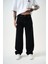 Erkek Washed Baggy Pantolon Siyah 1