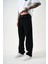 Erkek Washed Baggy Pantolon Siyah 2