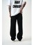 Erkek Washed Baggy Pantolon Siyah 4