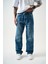 Erkek Washed Baggy Pantolon K.mavi 1