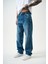 Erkek Washed Baggy Pantolon K.mavi 2