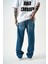 Erkek Washed Baggy Pantolon K.mavi 4