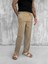 Erkek Beli Lastikli Baggy Pantolon Açık Kahve 2