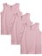 Üçlü Geniş Askılı Atlet Set 2-9 Yaş Şeker Pembe 1