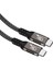 Siyah QG01 Type-C To Type-C Usb4 Pd Data Kablosu 240W 40GBPS 8K@60Hz 1.2 Metre 4