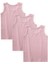 Üçlü Geniş Askılı Atlet Set 2-9 Yaş Şeker Pembe 2