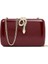 Kadın Bordo Aksesuar Detaylı Uzun Zincir Askılı Mini Abiye Portföy Çanta 25WBD295818 1