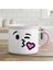 Öpücük Emojili Enamel Pembe Kupa Bardak - Öpücük Emojili Enamel Kupası 1